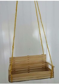 Resim Bamena Wood Eave Ahşap Salıncak 