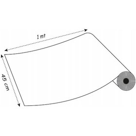 Resim Alkor 380-0009 Damask Desen Yapışkanlı Cam Folyo (45Cm X 1Mt) 