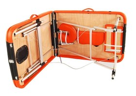 Resim Masaj Masası Çanta Tipi Ahşap, Taşınabilir ve Rahat 