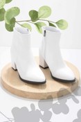 Resim Bambi Beyaz Kadın Bot & Bootie K02842089309 
