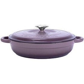 Resim Lava New Heritage Serisi Yuvarlak Çok Amaçlı 28 CM Mor Yayvan Tencere LV Y ST3 28 YK3 P 