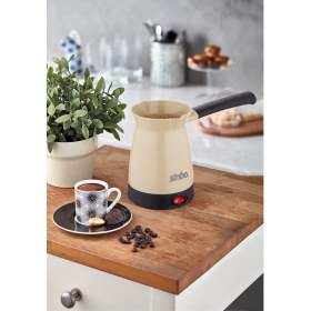 Resim Sinbo SCM-2969 Elektrikli Cezve Türk Kahvesi Makinesi Krem 
