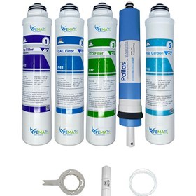 Resim Pemax Water Solutions Kapalı Kasa Su Arıtma Cihazlarına Tak Çevir 5'li Pallas Mebran Tatlandırıcı 