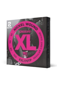 Resim Hype Store D'Addario Saiten E-Bass | HÖCHSTE QUALITÄT DER BELIEBTESTEN SAITENMARKE | EXL170TP | vernickelter St 