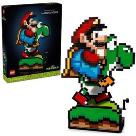 Resim LEGO® Super Mario™ Super Mario World™: Mario ve Yoshi 71438 - Yetişkinler için Sergilenebilir Koleksiyonluk Yapım Seti (1215 Parça) 