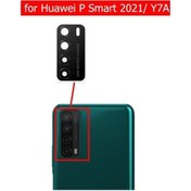 Resim Huawei Uyumlu Y7A Arka Kamera Camı (Çıtasız Sadece Cam) 