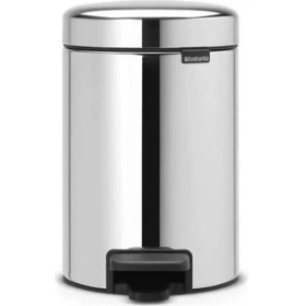 Resim Brabantia Newicon Fpp Mat Steel Pedallı Çöp Kutusu 3 lt 