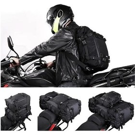 Resim Motosiklet Lüx Sırt Çantası,arka Ve Yan Çanta Olma Özellikli Waterproof Motor Touring Çanta 20 Litre Renkli 