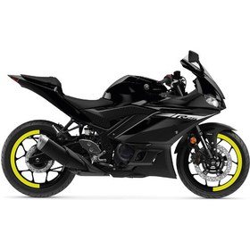 Resim Yamaha Yzf-r25 Yarım Jant Kaplama Sticker Etiket Modeli Neon Sarı 