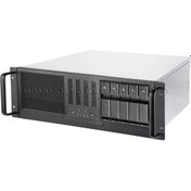 Resim SilverStone RM41-H08 4U Rackmount, Çalışırken Değiştirilebilir HDD Yuvalı, ATX Server Kasası (SST-RM41-H08) 