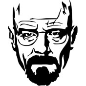 Resim Walter White Sticker 10 x 15 cm 