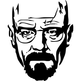 Resim Walter White Sticker 10 x 15 cm 