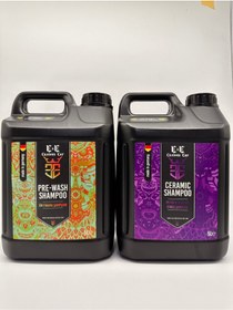 Resim EE CUSTOM CAR E&E Custom Car Pre-Wash Ön Yıkama Şampuanı 5 litre ve E&E Custom Car Seramik Şampuan 5 Litre 