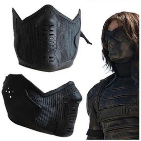 Resim Cosplay America 2 Kış Askeri Maskesi James Buchanan Bucky Barnes Cosplay Lateks Maske Yetişkinler İçin Cadılar Bayramı Kostümü Karnaval Aksesuarları Diğer 