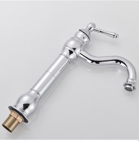 Resim Fkn Royal Uzun Çanak Lavabo Bataryası Krom 