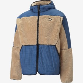 Resim Puma Sherpa Hooded Erkek Bej Mont 