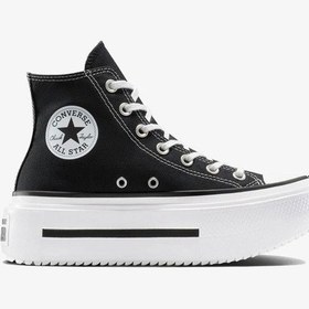 Resim Converse Chuck Taylor All Star Lift Double Stack Kadın Günlük Spor Ayakkabı C-cona12975b10001 Siyah 