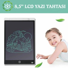 Resim Noyiska Writing Tablet LCD 8.5 Inç Dijital Kalemli Çizim Yazı Tahtası Grafik Not Yazma Eğitim Tableti Çocuk 