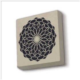 Resim Yuvarlak Rumi Desen Baskılı Taş Magnet 5x5 