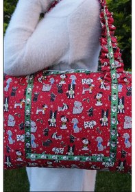 Resim Anne Ve Bebek İçin Çok Amaçlı Seyahat Çantası Kırmızı 