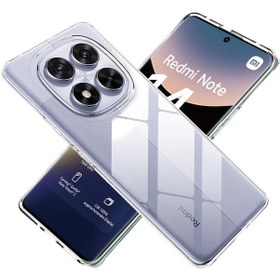 Resim Xiaomi Redmi Note 14 Pro Kılıf Kamera Korumalı Şeffaf Silikon 