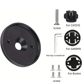 Resim Hightower Garmin/bryton/cateye 28.6mm Gps Bisiklet Bilgisayarı Tutucu Siyah Mtb Yol Bisikleti Aksesuarı Siyah 