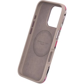 Resim Practials Onegif İphone 14 Pro Max Flower Series Magsafe Kapak - Gri 