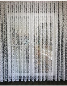 Resim Tül Perde Şal Desen Jakar Desenli Kumaş 2 Renk Seçeneği Çok Renkli 