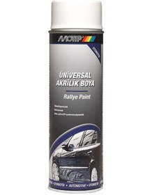 Resim Boya Parlak Beyaz Universal Sprey 500Ml Motip 