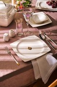 Resim Emsan Fine Bone Golden Leaf 60 Parça 12 Kişilik Yemek Takımı Gold 