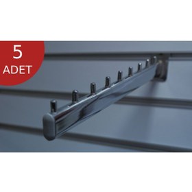 Resim Acar Raf Eğimli Kanal Baston 5 Adet 40 Cm 9 Pimli (10X30 PROFİL) 