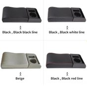 Resim Lemestar Araç Kolçak Yastığı - Usb Şarj, Saklama Gözü Ve Bardaklık İle Rahat Sürüş 