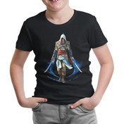 Resim Assassin's Creed 6 Siyah Çocuk Tshirt 