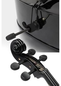 Resim Midex Gt-124bk Profesyonel Üst Kalite Siyah Çello Viyolonsel 