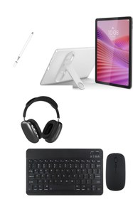 Resim LENOVO Tab 4GB RAM 128 GB 10.1"İNC(GENİŞ EKRAN) TABLET+ŞEFFAF KILIF+SİYAH KLAVYE VE MOUSE +KALEM+KULAKLIK 