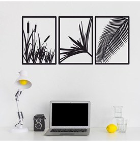 Resim Üçlü Doğa Manzaralı-duvar Tablosu 