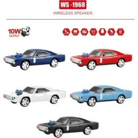 Resim Gunkes Wster Ws-1968 Araba Tasarım Bluetooth Hoparlör 