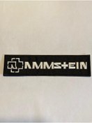 Resim StüdyoÜmitTişört Rammsteın Whıte Logo Patch-peç,arma Kot Yaması 
