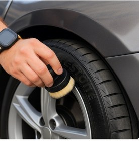 Resim Periboia Siyah Lastik Parlatma Fırçası 