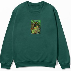 Resim Ninja Turtles - Sweatshirt - Yeşil / 
