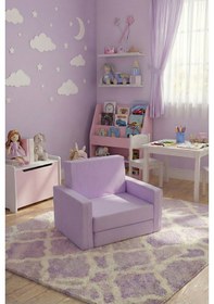 Resim Katlanır Yer Yatağı - Katlanır Yataklı Çocuk Koltuğu- Mini Bebek Çocuk Koltuğu 0-6 Yaş 