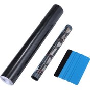 Resim Springsun Araç Kaplama İçin Parlak 6d Karbon Fiber Film - 300x3000mm - Kolay Uygulama 