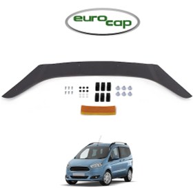 Resim Eurocap Ford Courier Ön Kaput Koruyucu Rüzgarlık 3Mm Abs 2014-› 