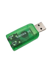Resim 5.1 Usb Stereo Ses Adaptörü , Harici Ses Kartı, Pc Ve Dizüstü Bilgisayar İçin 3d Usb Ses Adaptörü, 