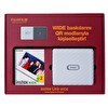 Resim Fujifilm Instax Link Wide Beyaz Akıllı Telefon Yazıcısı Bundle Box 