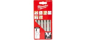 Resim MILWAUKEE T234X Dekupaj Bıçağı Ahşap Hızlı Temiz Kesim 91 mm 5 Adet 