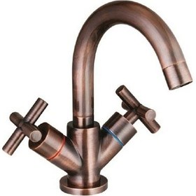 Resim Gpd Nino Döner Borulu Lavabo Bataryası Bakır Oksit Dlb05-B 