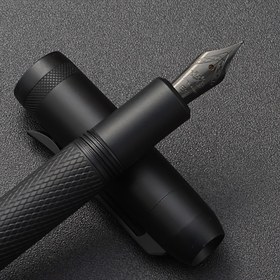 Resim Jinhao 92 Lüks Metal Dolma Kalem - Ergonomik, Bükülebilir Kapak, Orta Uçlu Dönüştürücü ile - Ofis ve Okul Kullanımı için İdeal, 2.6mm Mürekkep Kartuşu Dahil (Mürekkep Dahil Değildir) 