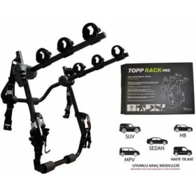 Resim Topp Rack Pro 3'lü Bisiklet Taşıyıcı 