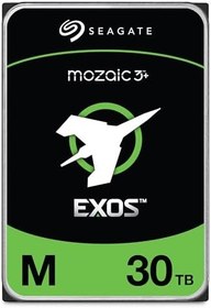 Resim Seagate Exos M 30TB Kurumsal Dahili Sabit Disk HDD - 3,5" 6GB/s SATA 7200RPM 2,5M MTBF (ST30000NM004K) 